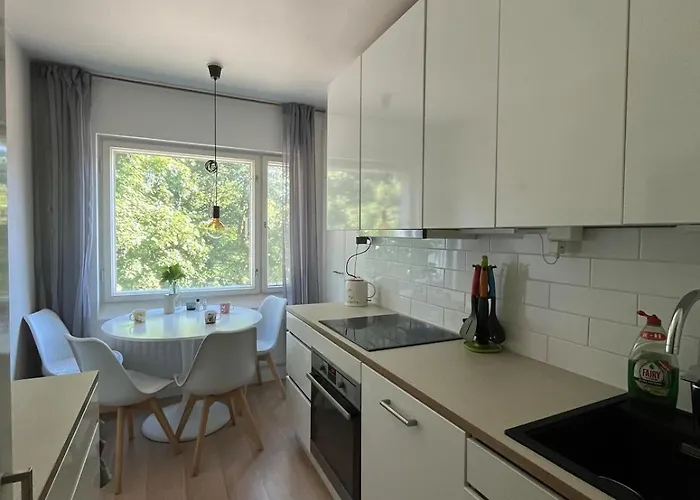 Scandinavian With Fireplace Διαμέρισμα